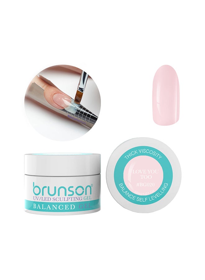 brunson جل بناء كاموفلاژ مجسم مستوى متوازن جل يو في نظام جل أظافر مجسم 30 مل Bg020