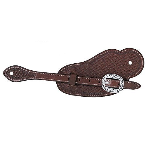 Weaver Leather mens Cowboy Straps horse spurs, Brown, US - Image 2
