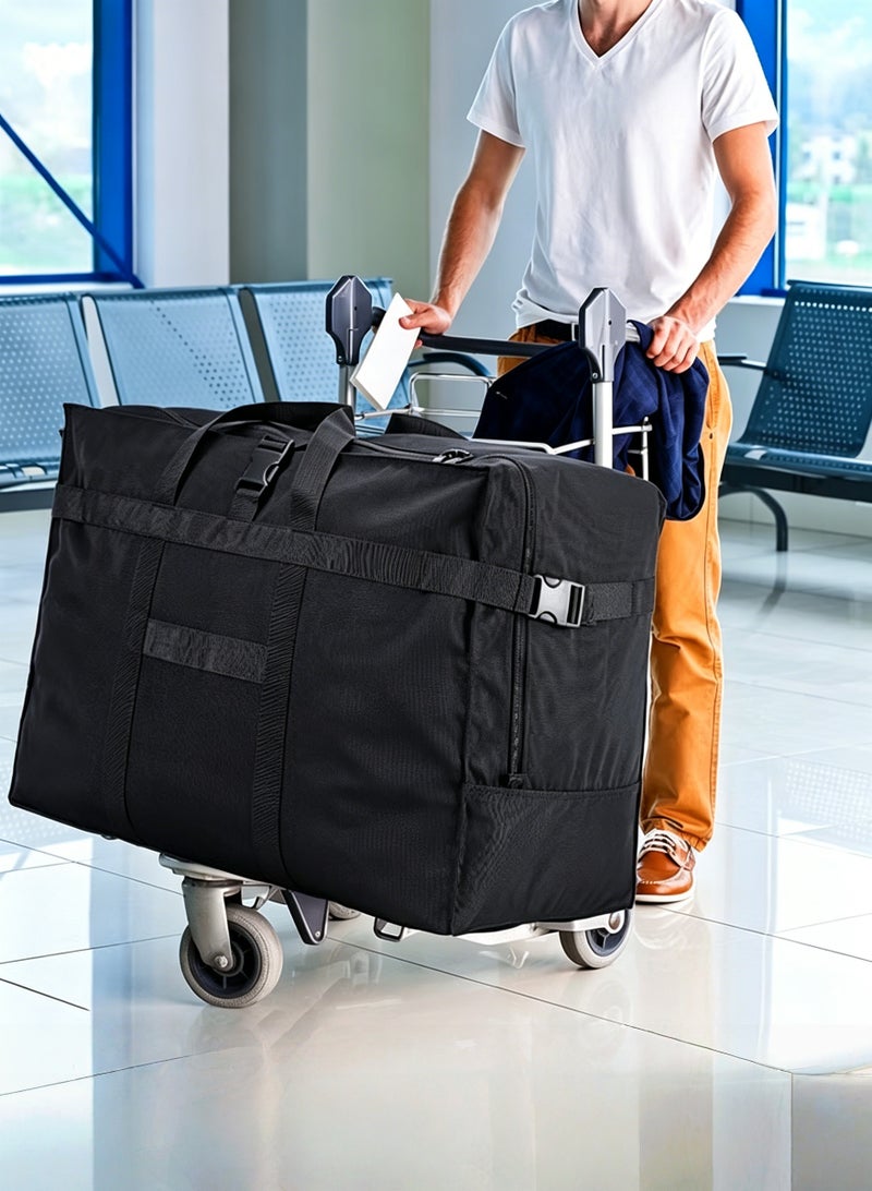 BESTPEAK Storage Bags Extra Large Moving Bags,Strong Storage Laundry Bags – Big Moving/Shopping Bags with Zipper & Handles - Reusable Storage Zip Bag, Extra Large Heavy Duty Organizer Bags for Quilts Blankets Pillows Cloths Dimensions: 70*35*48 - Image 1