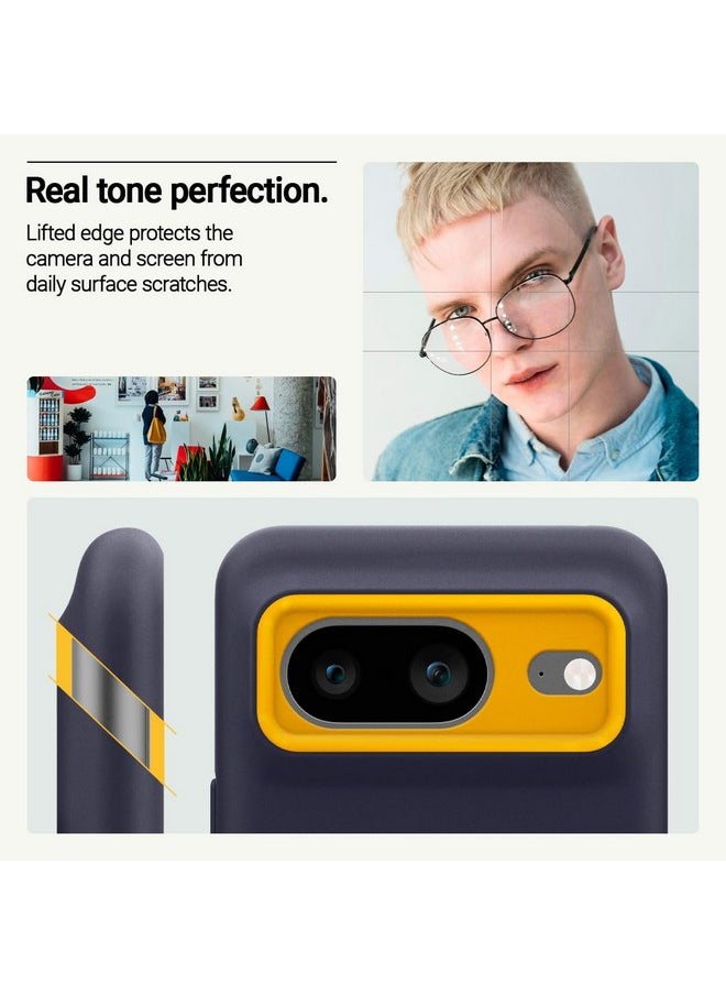 Caseology - CASEOLOGY by Spigen Nano Pop Back Cover Case Compatible with Google Pixel 8, [Two Tone Colour], Google Pixel 8 Case with Military Grade Drop Protection (TPU and PC | Blueberry Navy) - Image 1