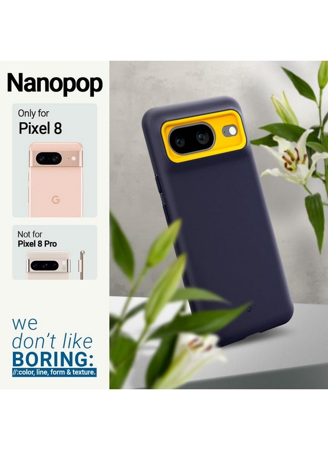 Caseology - CASEOLOGY by Spigen Nano Pop Back Cover Case Compatible with Google Pixel 8, [Two Tone Colour], Google Pixel 8 Case with Military Grade Drop Protection (TPU and PC | Blueberry Navy) - Image 1