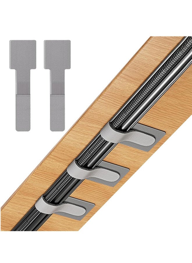 Osowake 50 PCS Reusable Cable Ties, Self Adhesive Cable Ties, Cable Tidy Management, Reusable Wire Organizers for Cords Hooks for Outdoor String Lights Light Clips - Image 1