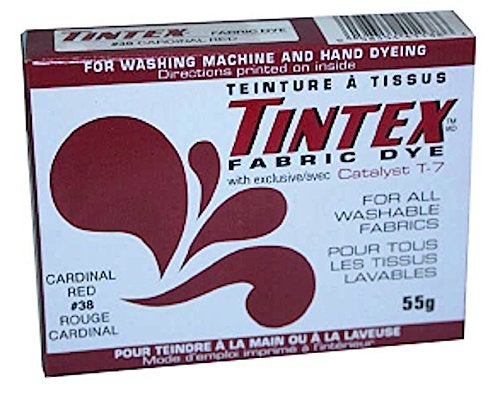 TINTEX LOT of 1 TINTEX Fabric DYE Cardinal RED 38 - Image 5