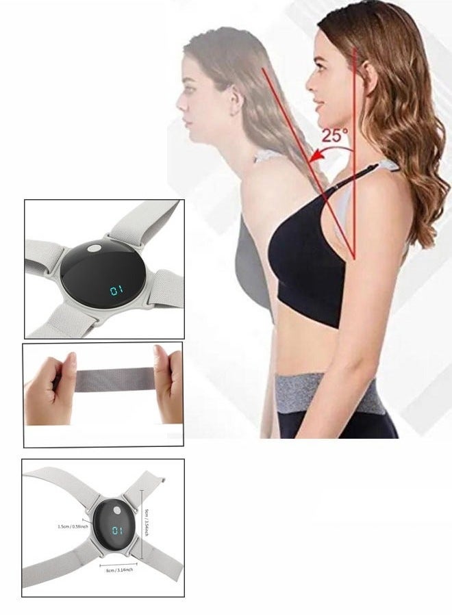 روكاوات مصحح وضعية Smart Back Brace مع مستشعر غير مرئي ، يخفف من الألم ، ويؤدي إلى استئصال الظهر ، ويمنع عادات الموقف السيئة الصحيح بالحكم  - Image 2