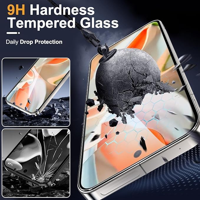 Mobilebies 9H Premium Black Border Tempered Glass Screen Protector for Google Pixel 9 Pro/Pixel 9 5G (6.3 Inch, Pack of 1) | Full Screen Coverage (Edge to Edge) Screen Guard - Image 3
