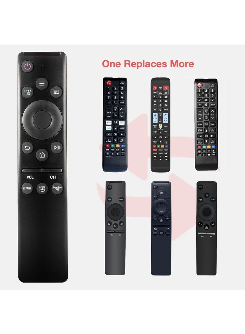 زدترون جهاز تحكم عن بعد عالمي لأجهزة تلفزيون سامسونج الذكية، بديل عن جهاز التحكم عن بعد لأجهزة التلفزيون عالية الدقة 4K UHD المنحنية QLED والمزيد، مع أزرار Netflix Prime Video - Image 2