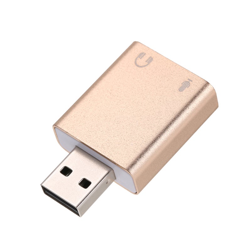 بطاقة صوت USB: قشرة من سبائك الألومنيوم بـ 7.1 قناة - محول صوت خارجي بدون برامج تعريف، قابل للوصل والاستخدام مباشرة للاستخدام في أنظمة متعددة، المنزل، الألعاب والاستخدام أثناء التنقل - Image 2