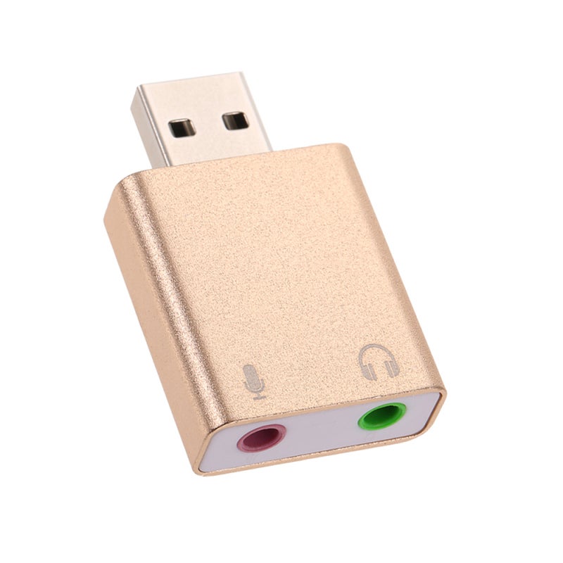 بطاقة صوت USB: قشرة من سبائك الألومنيوم بـ 7.1 قناة - محول صوت خارجي بدون برامج تعريف، قابل للوصل والاستخدام مباشرة للاستخدام في أنظمة متعددة، المنزل، الألعاب والاستخدام أثناء التنقل - Image 5