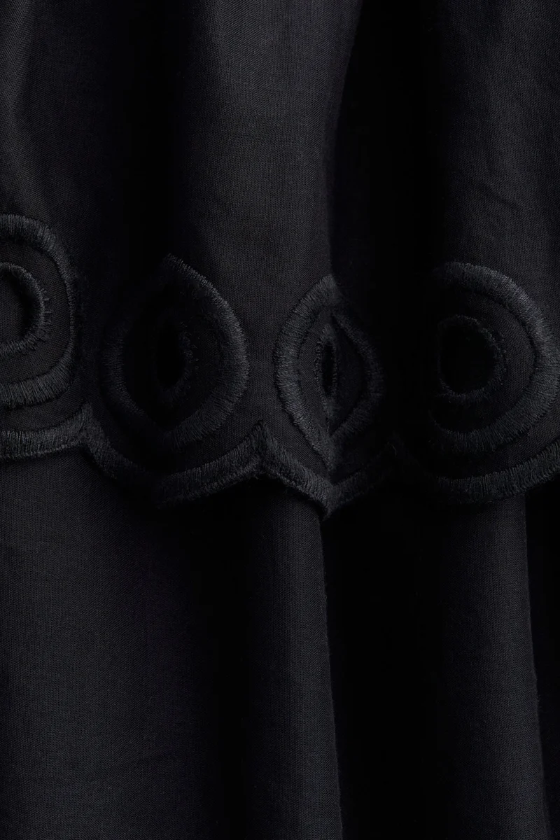 H&M Off-the-shoulder cotton dress