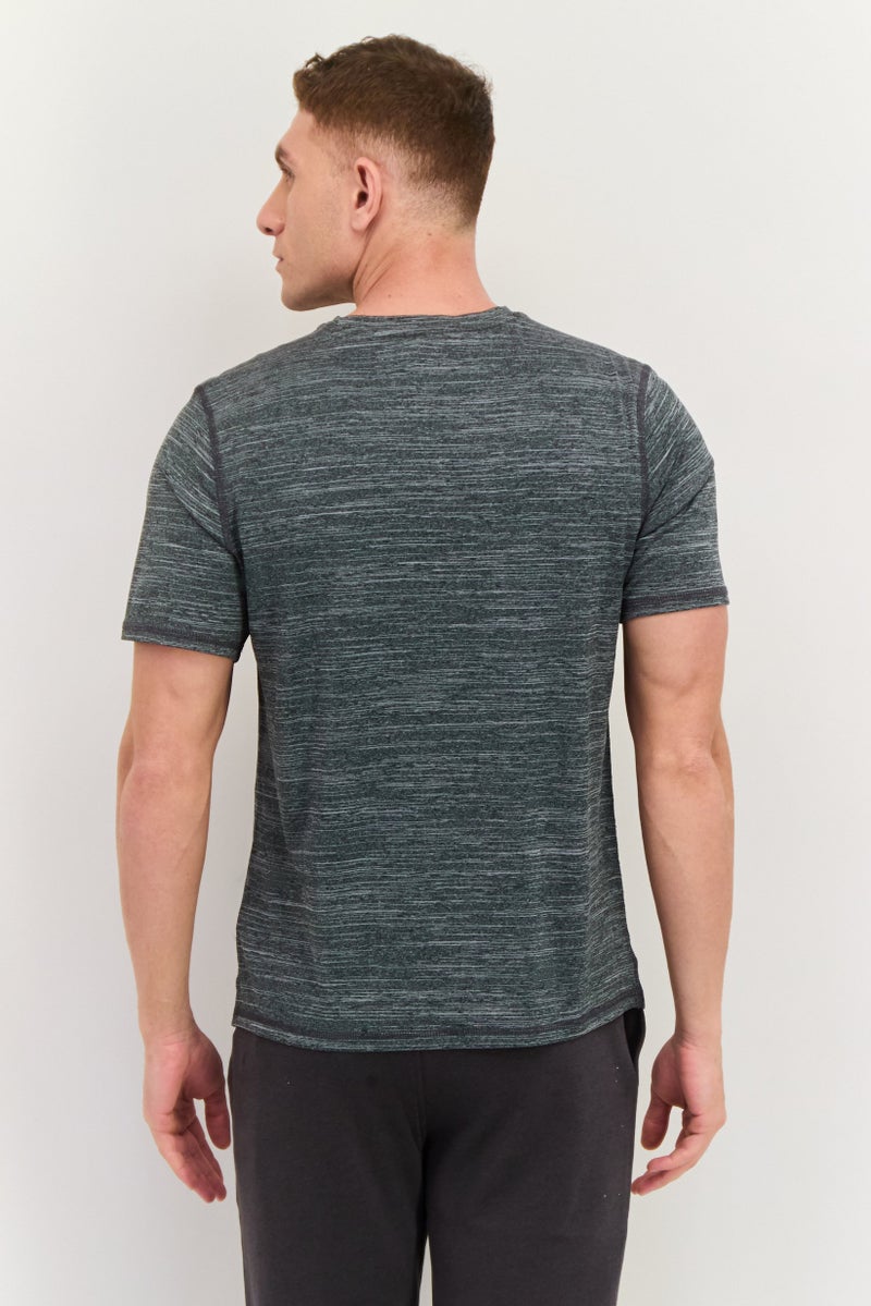 SKECHERS Men Sportswear Fit Short Sleeve Outdoor T-Shirt, Grey - Image 3