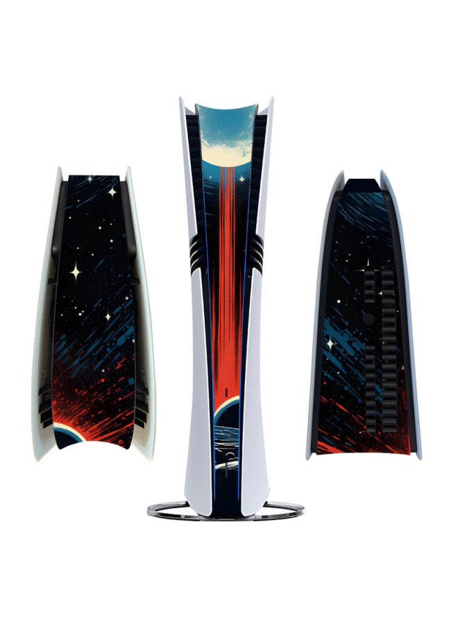 PS5 Pro Side Film Middle Anti-fingerprint Host Bar Personality Stickers Can Be Made To The Side-Color:141290 - Image 3