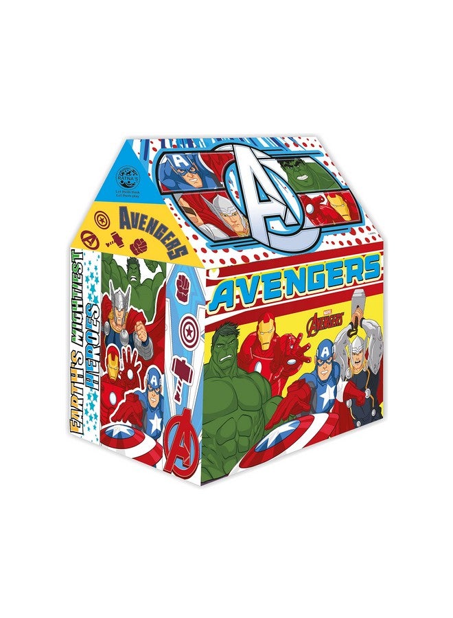 راتاناز خيمة لعب ديزني مارفل من راتنا ماي كولورينغ هت (36 × 29 × 40 سم) مجموعة قابلة للغسل وإعادة الاستخدام للأطفال من سن 3 سنوات فما فوق (المنتقمون) - Image 3