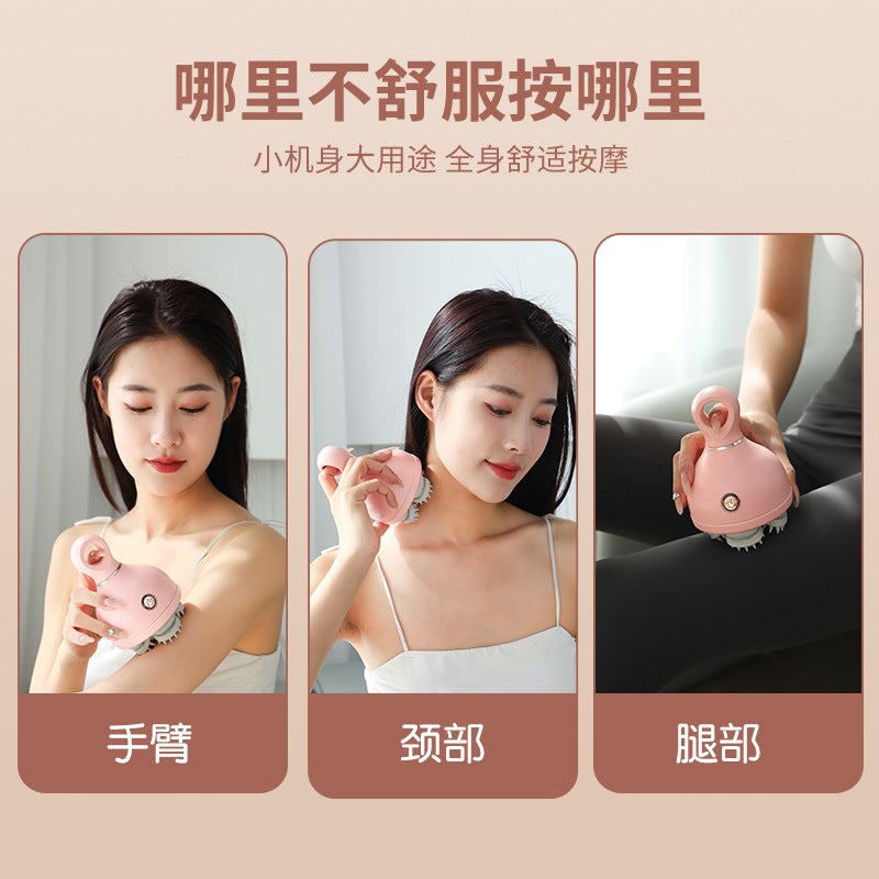 Head Massager Electric Grip Tool - Mini Electric Scalp Massager for Multi-Part Relaxation - Image 5