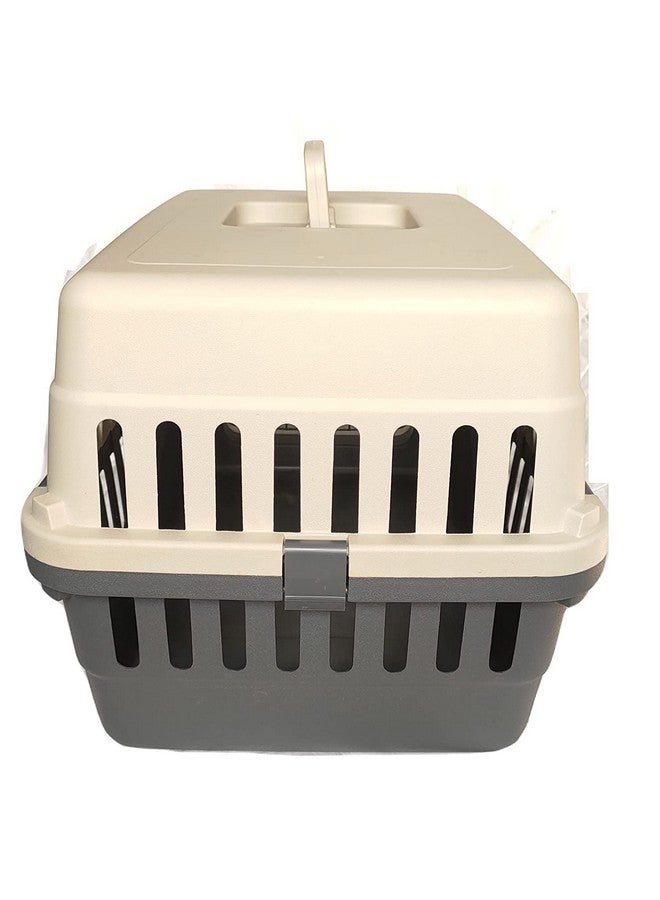 قفص طيران معتمد من IATA مقاس 50 سم للجراء والكلاب الصغيرة / حامل الحيوانات الأليفة / حامل القطط / حامل الكلاب (الحجم - الطول 50 سم × الارتفاع 32 سم × العرض 35 سم) (20 بوصة) - Image 4