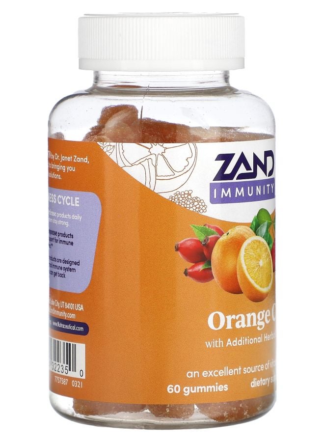 ZAND Immunity Orange C Gummies 60 Gummies - Image 2
