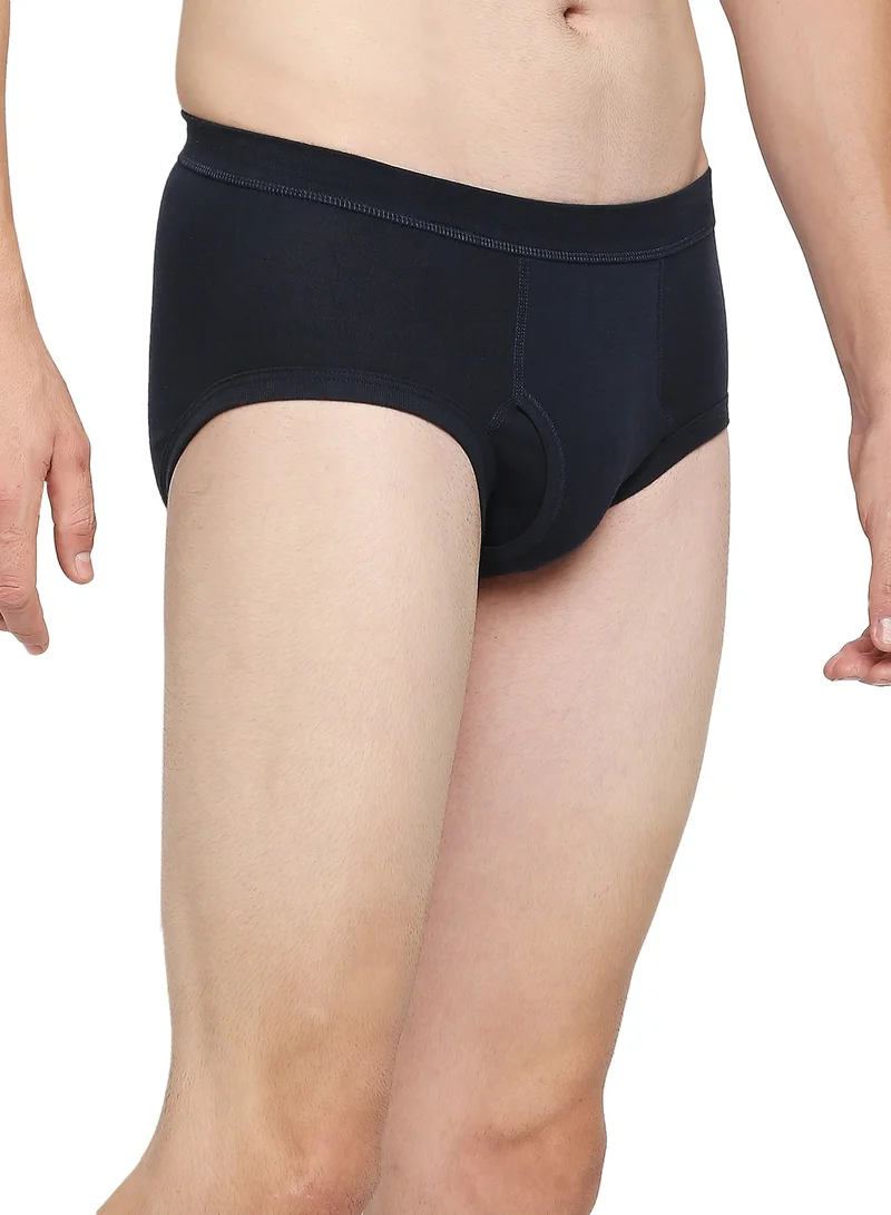 BYC MEN'S COTTON BRIEF - NAVY BLUE