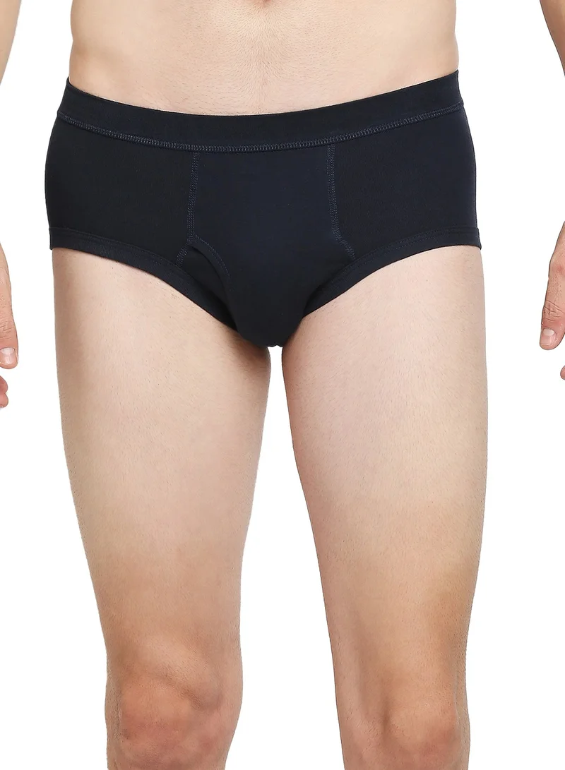 BYC MEN'S COTTON BRIEF - NAVY BLUE