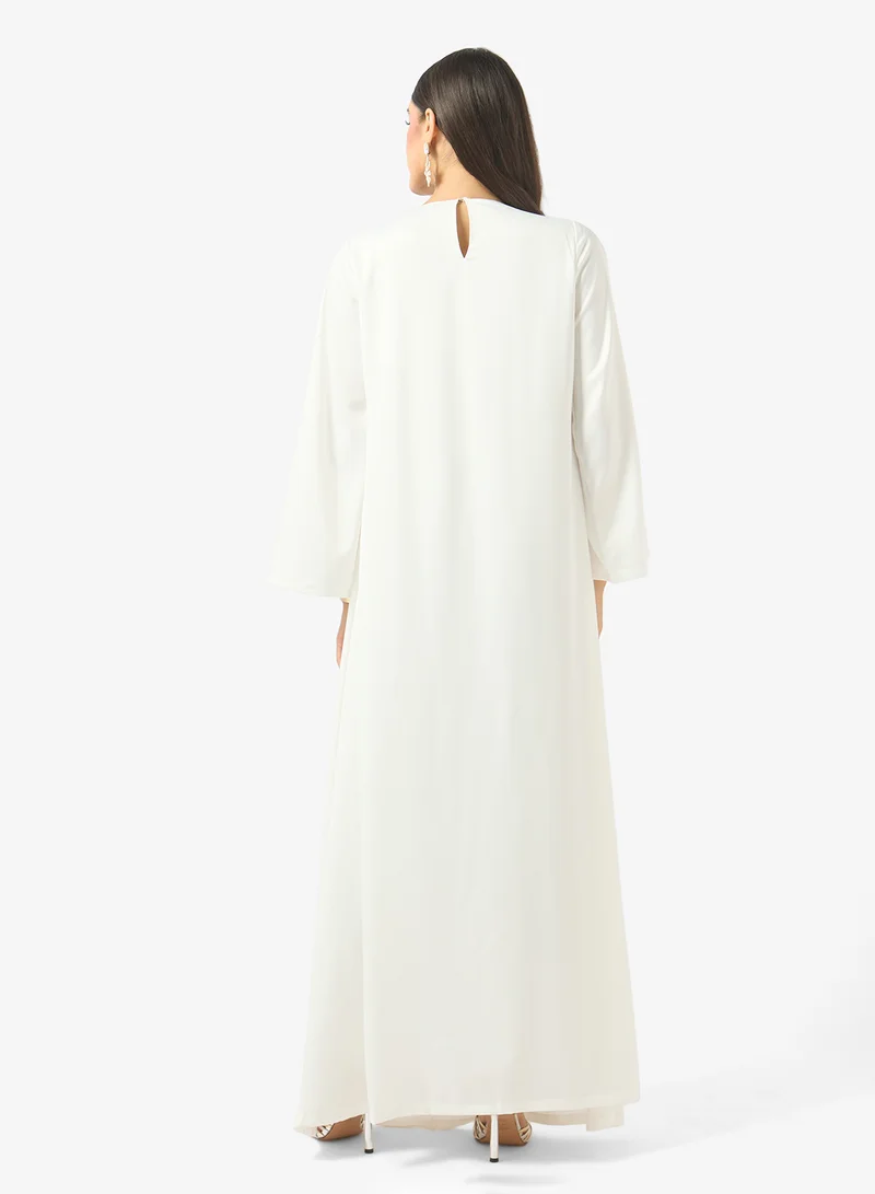 جولدن ابل Embroided Jalabiya