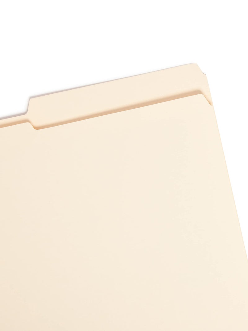 Smead File Folder, Reinforced 2/5-Cut Tab Right Position, Legal Size, Manila, 100 Per Box (15386) - Image 2