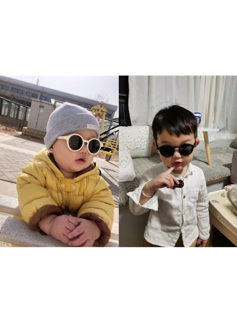 SYOSI Baby Polarized Sunglasses with Strap Adjustable TPEE Flexible Frame Infant UV400 Protection Sunglasses for Toddler Girls Boys Age 0 12 Months Baby Glasses UV Protection - Image 3