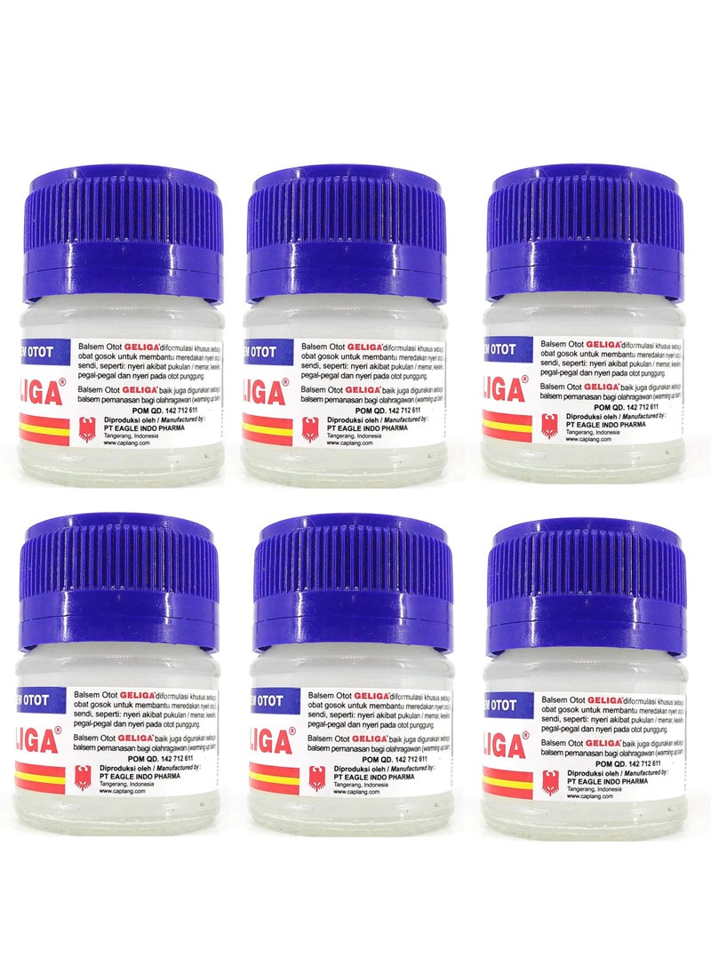 Geliga Muscle Pain Relief Balm 20gm (Pack of 6)  - Image 1