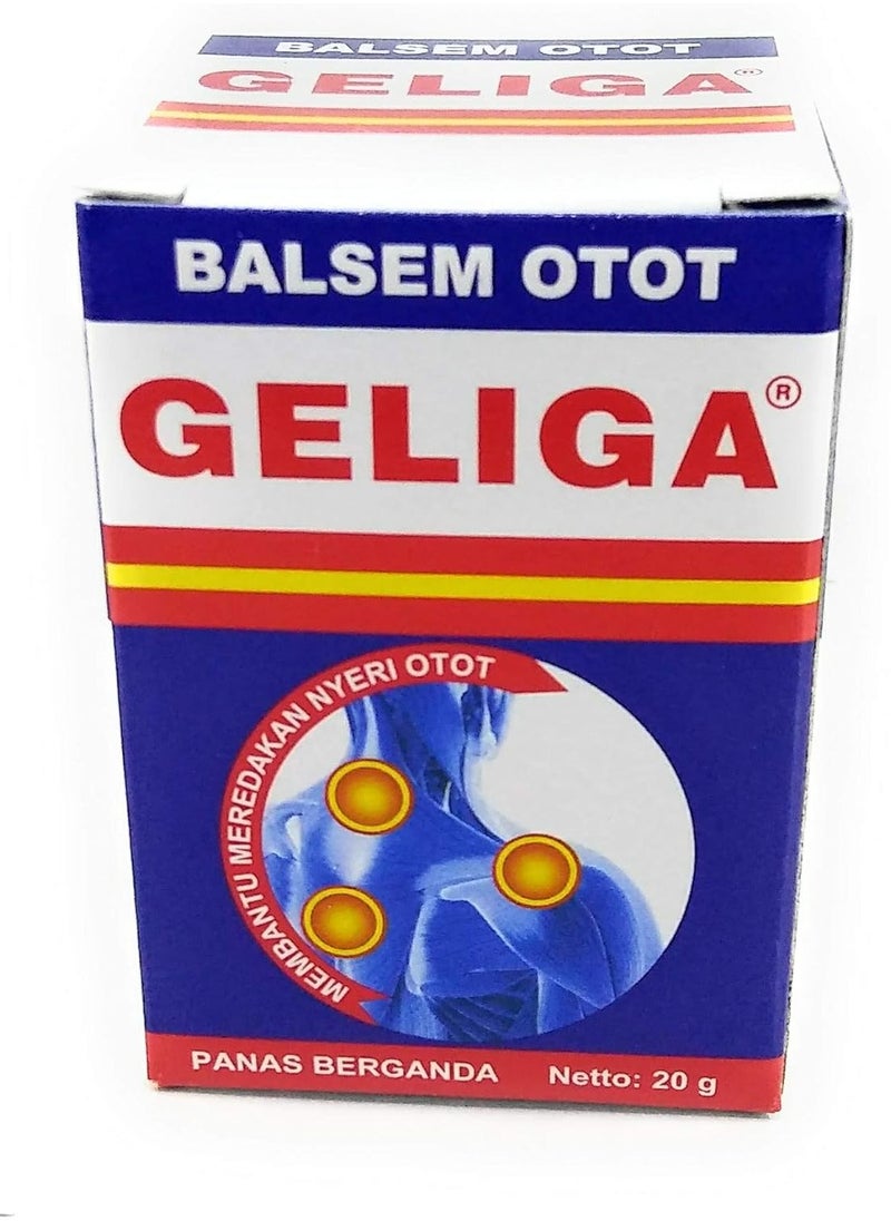 Geliga Muscle Pain Relief Balm 20gm (Pack of 6)  - Image 2