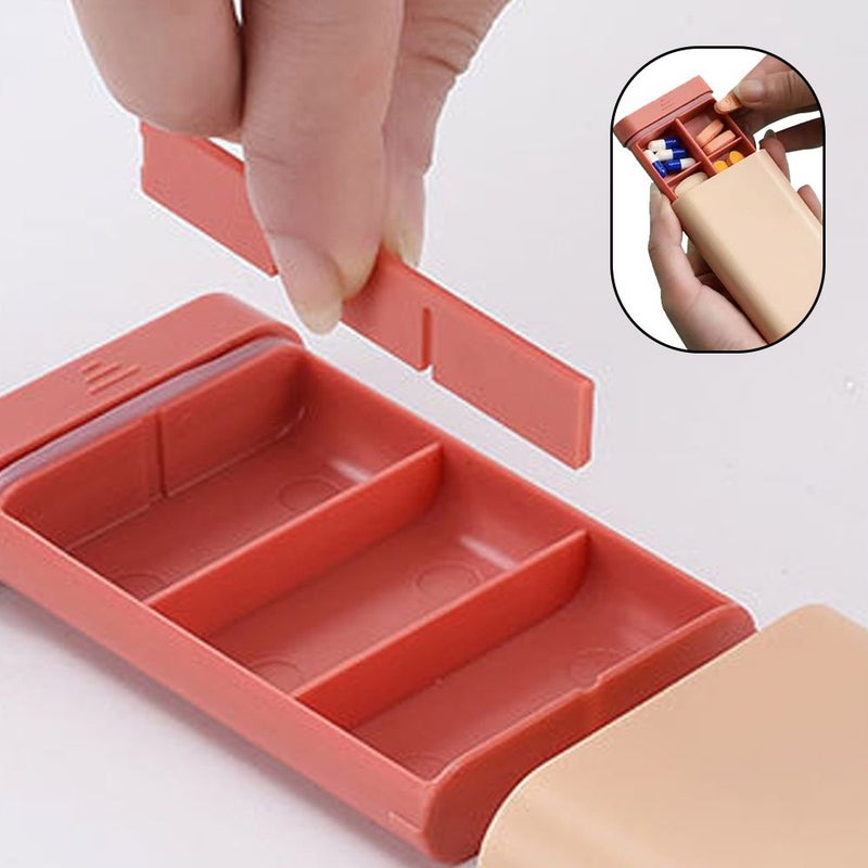 Personalized Pill Organizer With Custom Name Travel Medicine Case Style D - Image 4