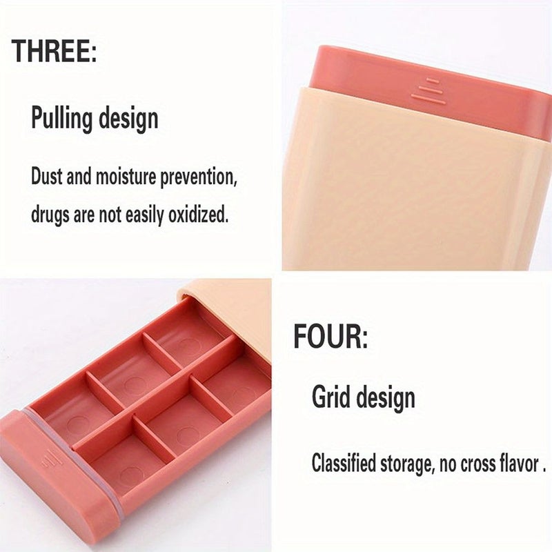 Personalized Pill Organizer With Custom Name Travel Medicine Case Style D - Image 3