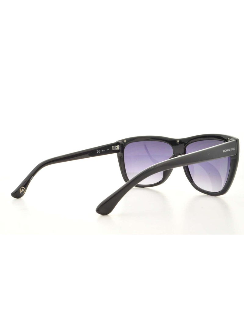 مايكل كورس نظارة شمسية مربعة كاملة الحواف للنساء - M2884S 001 - مقاس العدسة: 59 ملم - أسود - Image 4