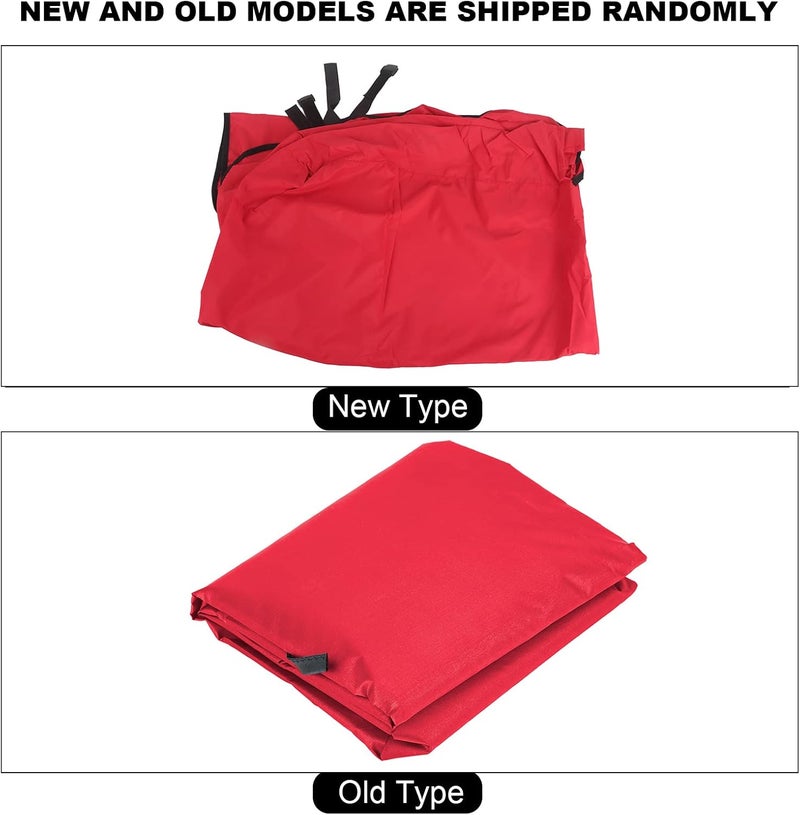 klarako Swing Cushion Cover, 3Seat Foldable Waterproof Furniture Chair Cushion Bench Settee Cushion Replacement for Outdoor Patio Garden Yard (Red)