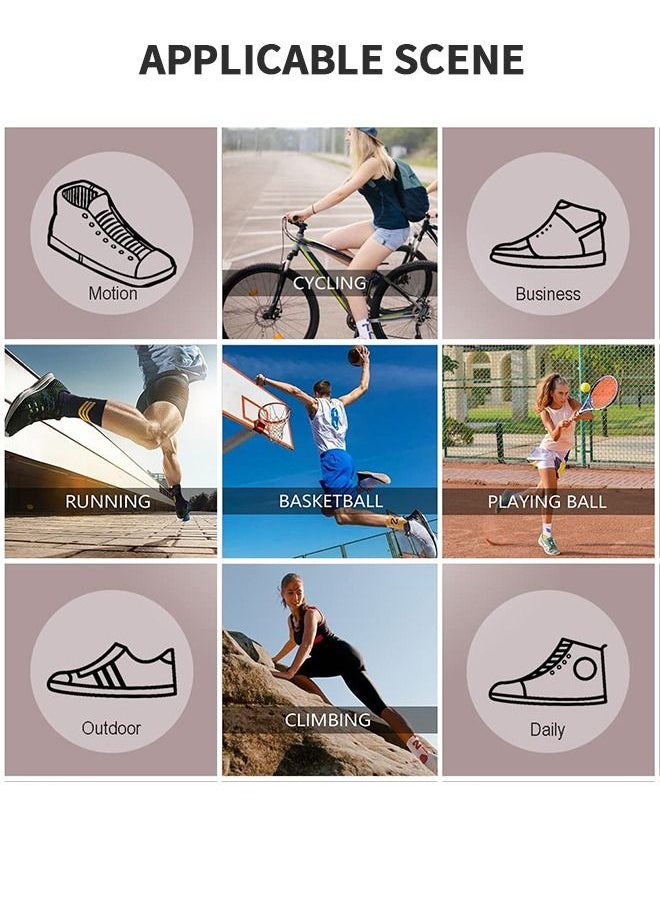 GROIC Elite Basketball Socks, Athletic Socks with 3D Ankle Protection, Football & Running Socks, Compression Cushion Sport Socks Unisex  - Image 4