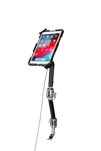 CTA Digital Multi-Flex Car Mount – CTA Multi-Flex Quick Release Security Car with Lock and Key Security for iPad 10th Gen 10.9" - 10.2" iPad 7th/8/9 Gen - iPad Air 4 - Galaxy Tab S3 & More - Black (PAD-MFQSC) - Image 4