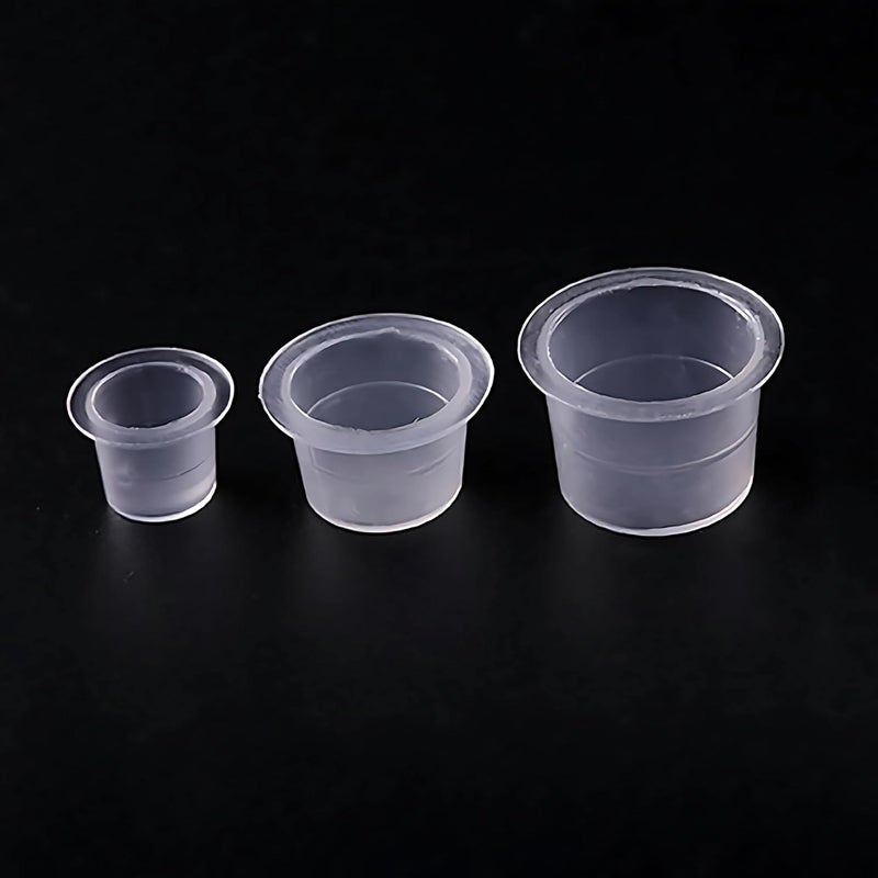 Globelle Tattoo Ink Cups White Tattoo Pigment Ink Holders for Professional Artists Sturdy Disposable Tattoo Ink Cups for Easy Pigment Access Perfect for Tattoo Ink Mixing and Holding1000Pcs LARGE - Image 4