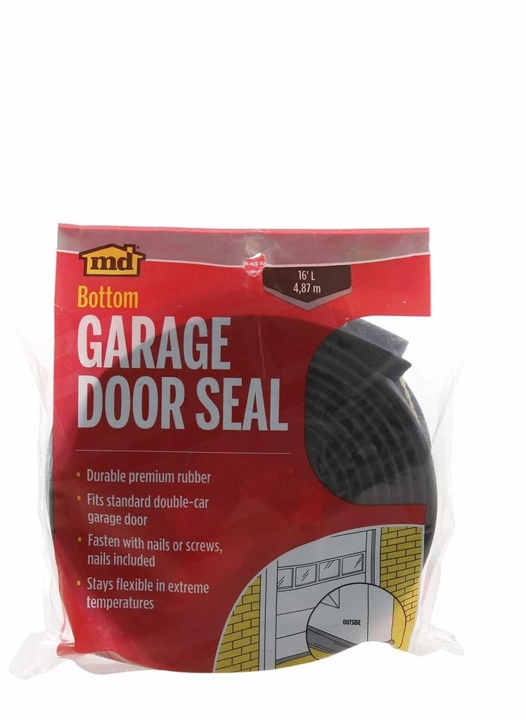 M-D Building Products - M-D Garage Bottom Door Rubber Sealer (488 cm) - Image 1