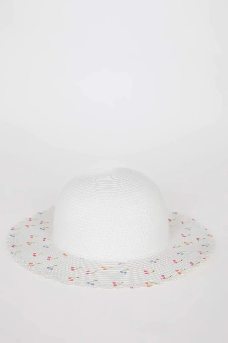ديفاكتو Girl Printed Straw Hat