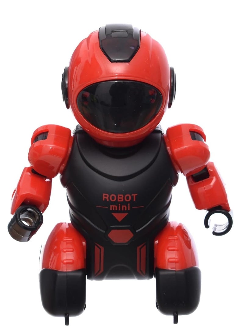 Smart, programmable mini robot toy for kids with remote control, red  - Image 2
