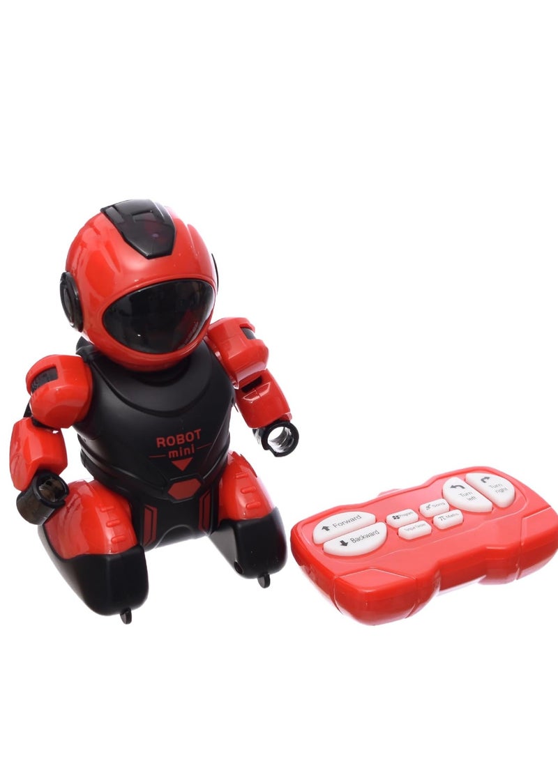 Smart, programmable mini robot toy for kids with remote control, red  - Image 1