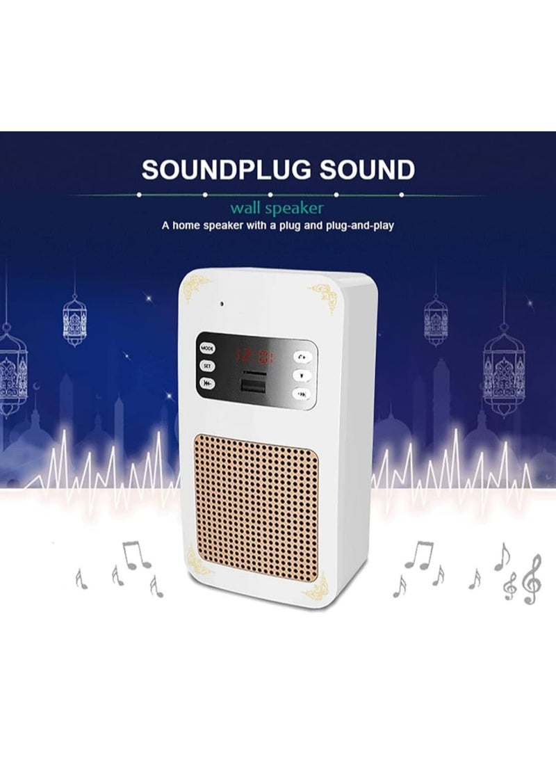 Wall Plug-In Quran Speaker with Remote Control Clear Sound for Learning and Worship - Image 4