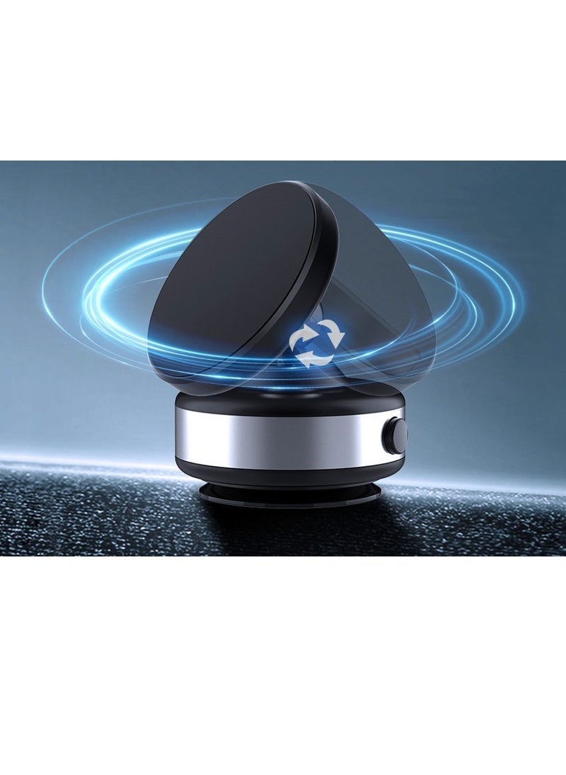 Raxoom 360Â° Rotatable Car Magnetic Phone Holder â€“ Electric Vacuum Magnetic Suction Mount with 360 Degree Rotation | Upgrade to Silver | Universal Compatible Car Phone Mount for Safe, Hands-Free Driving - Image 2