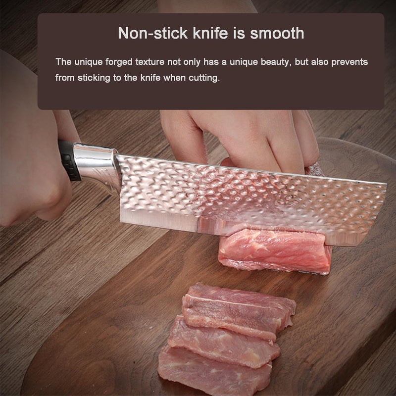 Potency Chef Knife Professional 15cm Sharp Knife High Stainless Steel Japanese Knife with ABS Handle Kitchen Knife Nakiri Knife for HomeRestaurant FNakiri Knife 1PCS - Image 5
