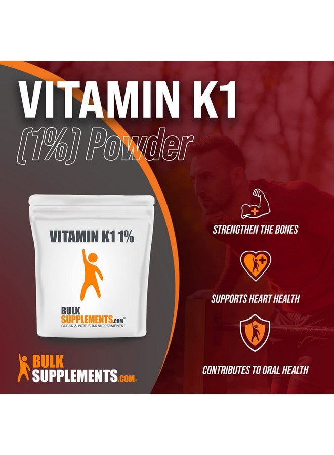 BulkSupplements Com Vitamin K1 1% Powder Vitamin K1 100 Mcg Vitamin K Supplement Dry Vitamin K Vitamin K Supplements Vitamin K1 For Dogs 250 Grams 88 Oz - Image 3