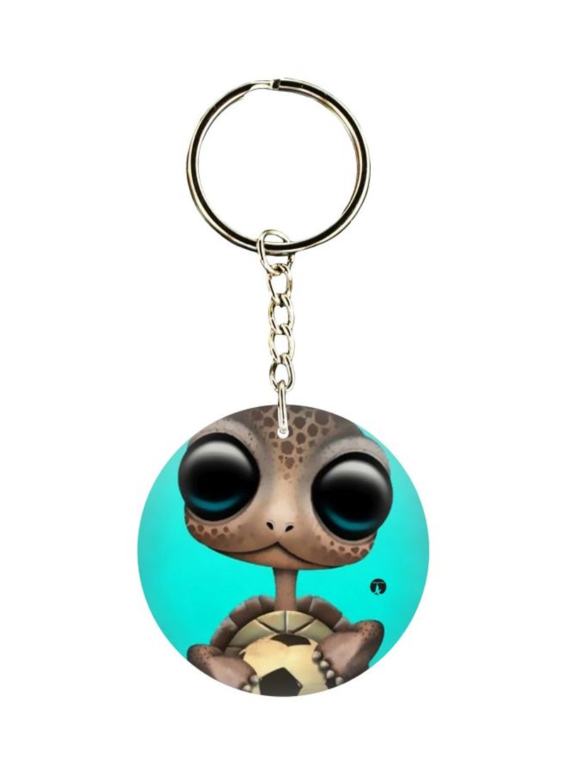 RKN Double Sided Cartoon Printed Keychain