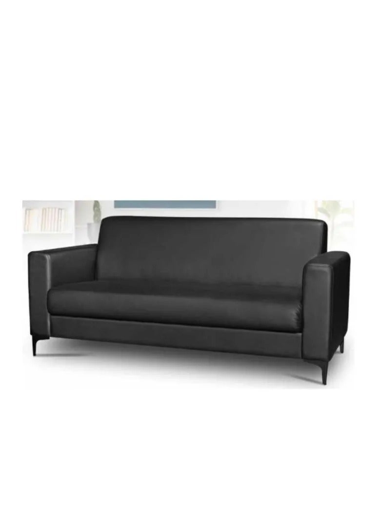 جالاكسي ديزاين أريكة بثلاثة مقاعد من تصميم جالاكسي، باللون الأسود، الموديل: MONACO-S3-B - Image 1