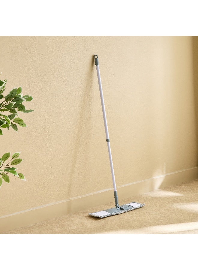 Home Box Microfiber Flat Mop with Metal Handle - 120 cm - Image 1