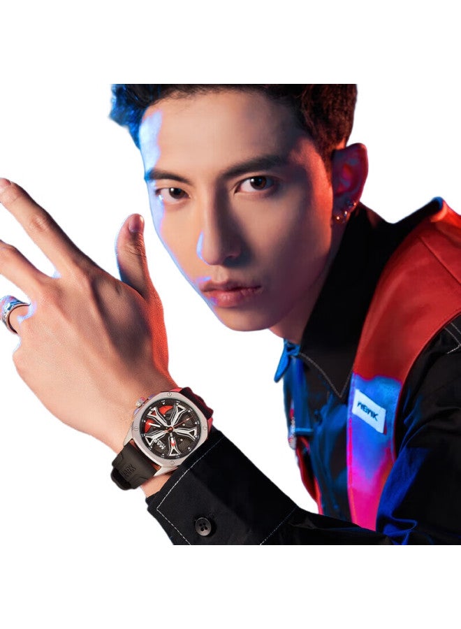 FAIRWHALE (Fairwhale) Supercar Series Men'S Student Mechanical Texture Watch Top Ten National Table Valentine'S Day Gift For Boyfriend 5060 - Image 2