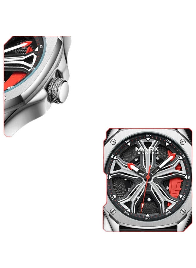 FAIRWHALE (Fairwhale) Supercar Series Men'S Student Mechanical Texture Watch Top Ten National Table Valentine'S Day Gift For Boyfriend 5060 - Image 3