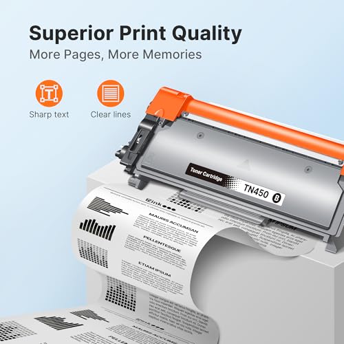 E-Z Ink خراطيش حبر متوافقة E-Z Ink بديلة لطابعة Brother TN450 TN420 - Image 3