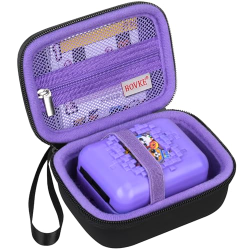 BOVKE Carrying Case for Bitzee DisneyBitzee MagicalsBitzee Interactive Toy Digital Pet and Case Travel Holder Fits Bitzee Virtual Electronic Pets Kids Toys Extra Space for Batteries Purple - Image 1