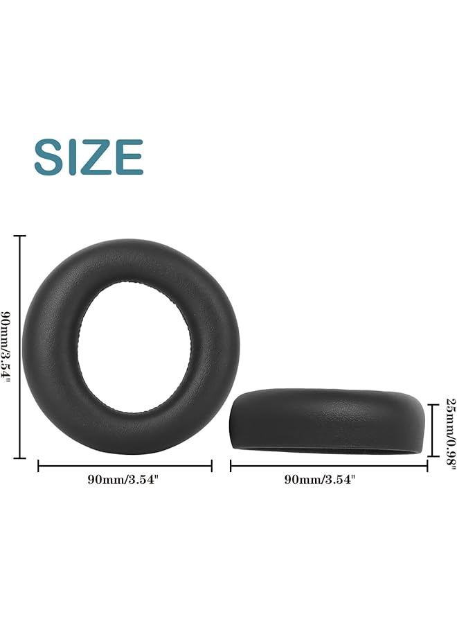 إيروريكس وسائد أذن بديلة من الجلد البروتيني مناسبة لسماعات Sony Ps5 Pulse 3D Pro M وسائد أذن مع عزل الضوضاء من الرغوة لجهاز Ps5 باللون الأسود - Image 5