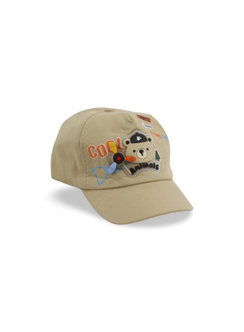 Fancy Boys Cotton Cap – Cool Animals Design - Image 1